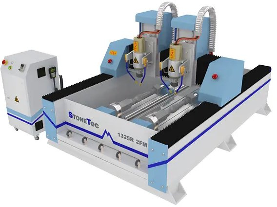 Фрезерно-гравировальный станок с ЧПУ StoneTec 1325R 2FM